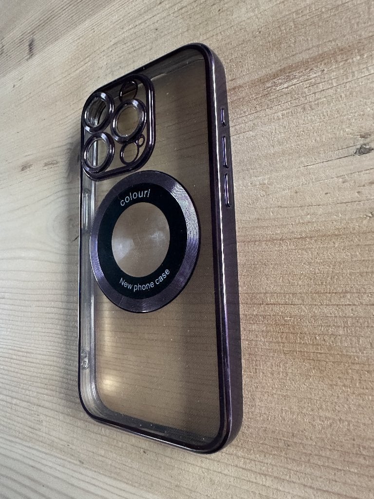 Iphone 15 pro hoesje Nieuw, Kunststof, Paars, Nieuw, Hoesje of Tasje