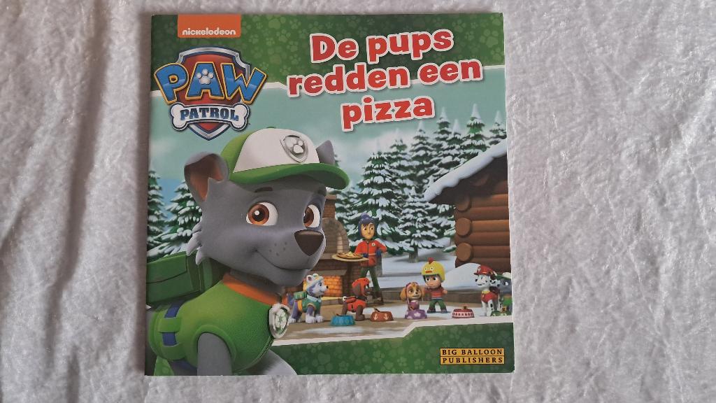 z.g.a.n. kinderboekje De pups redden een pizza, Paw Patrol, Ophalen of Verzenden, Zo goed als nieuw, Fictie algemeen