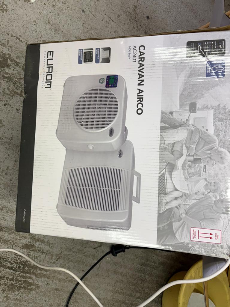 Goed werkende Eurom caravan airco, Caravans en Kamperen, Caravan accessoires, Ophalen, Zo goed als nieuw