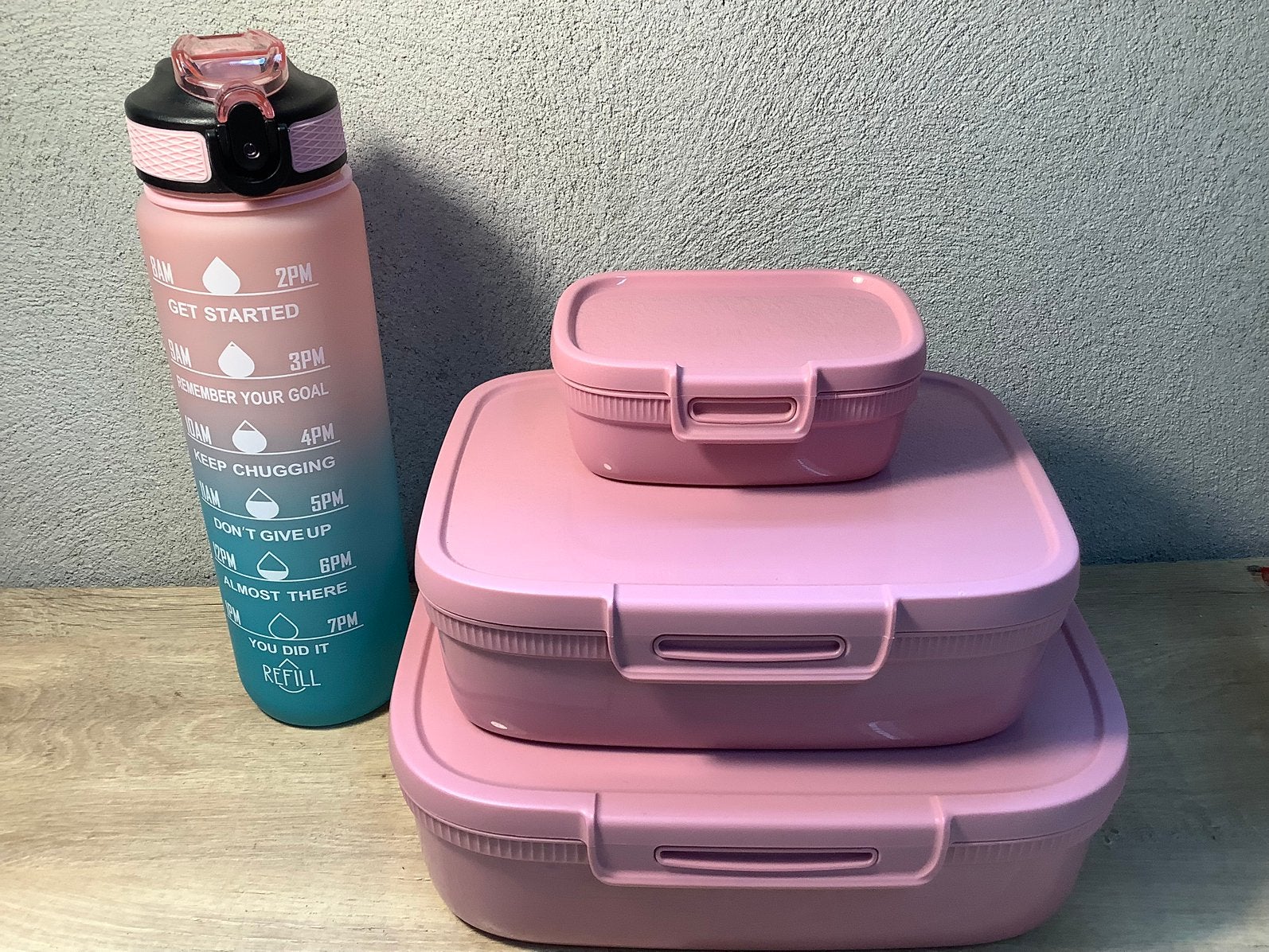 Roze Curver broodtrommel lunchbox, Ophalen of Verzenden, Zo goed als nieuw