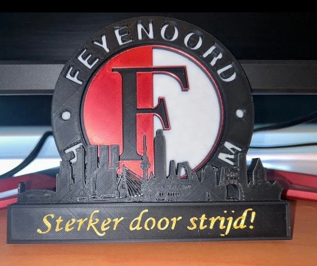 Feyenoord decoratie bordje, Ophalen of Verzenden, Nieuw
