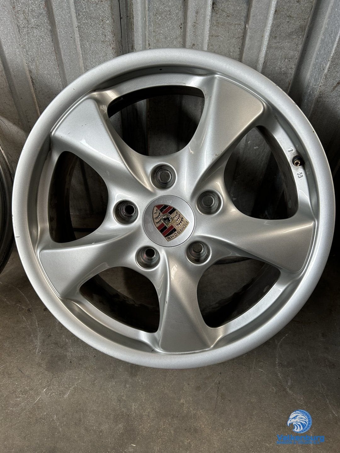 1 stuks originele Porsche 986 Boxster 17 inch velg 5x130, Auto-onderdelen, Gebruikt, -, -, 17 inch