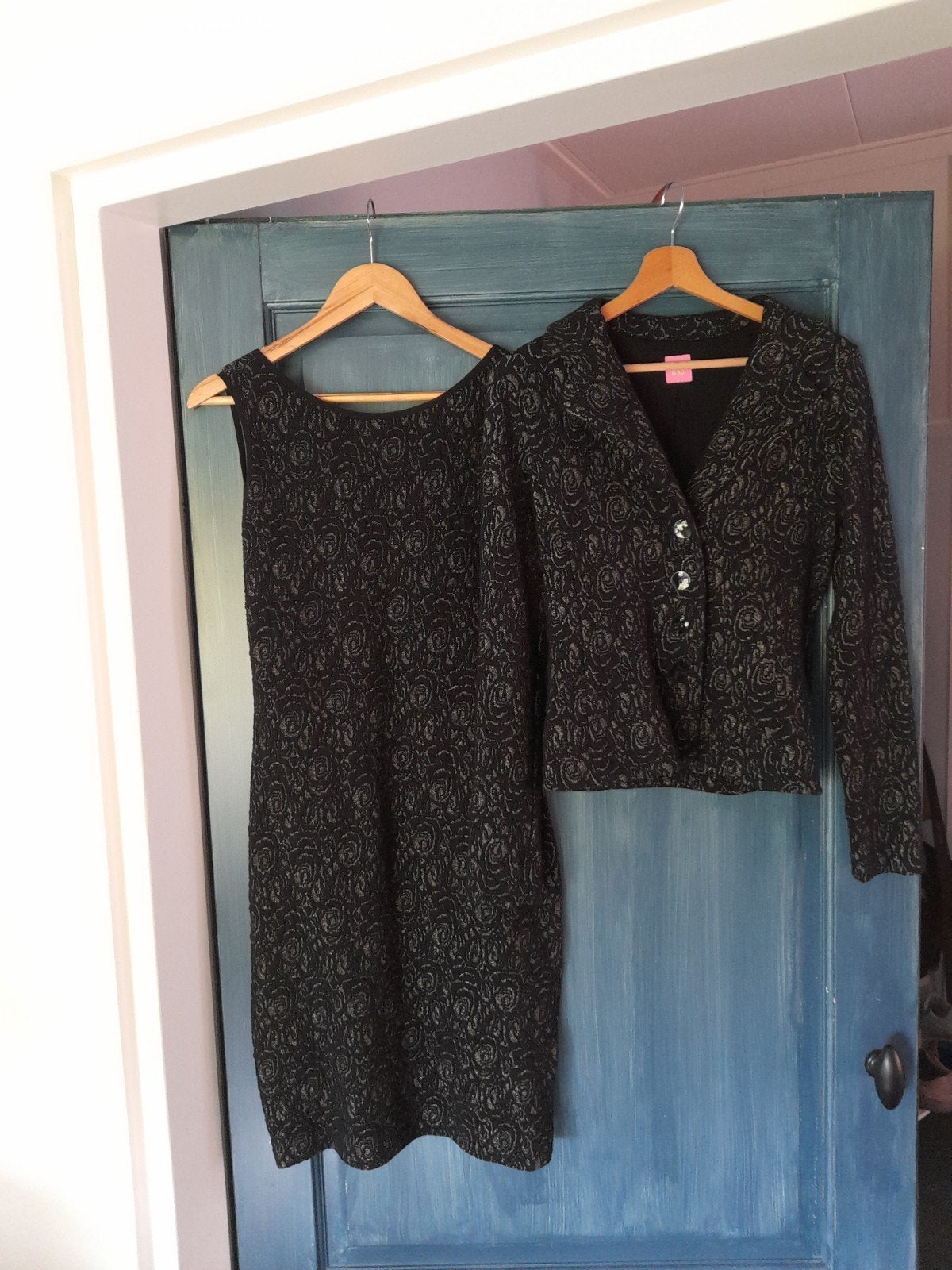Dames jurk + jasje mt S, Kleding | Dames, Overige typen, Meerkleurig, Ophalen of Verzenden, Zo goed als nieuw