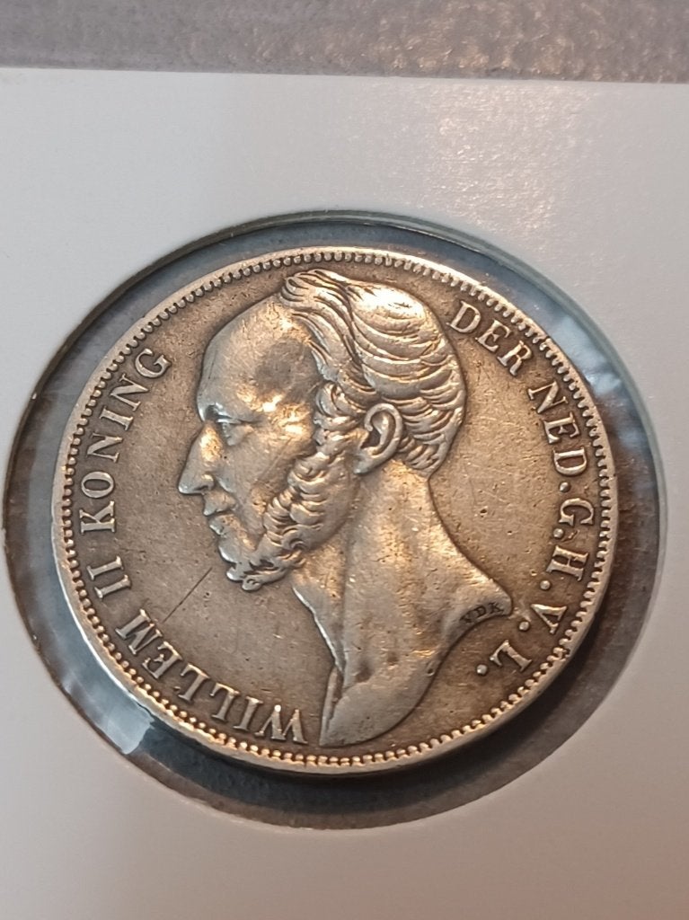 Zilveren gulden 1847 en 1848, Postzegels en Munten, Munten | Nederland, 1 gulden, Verzenden, Zilver, Losse munt