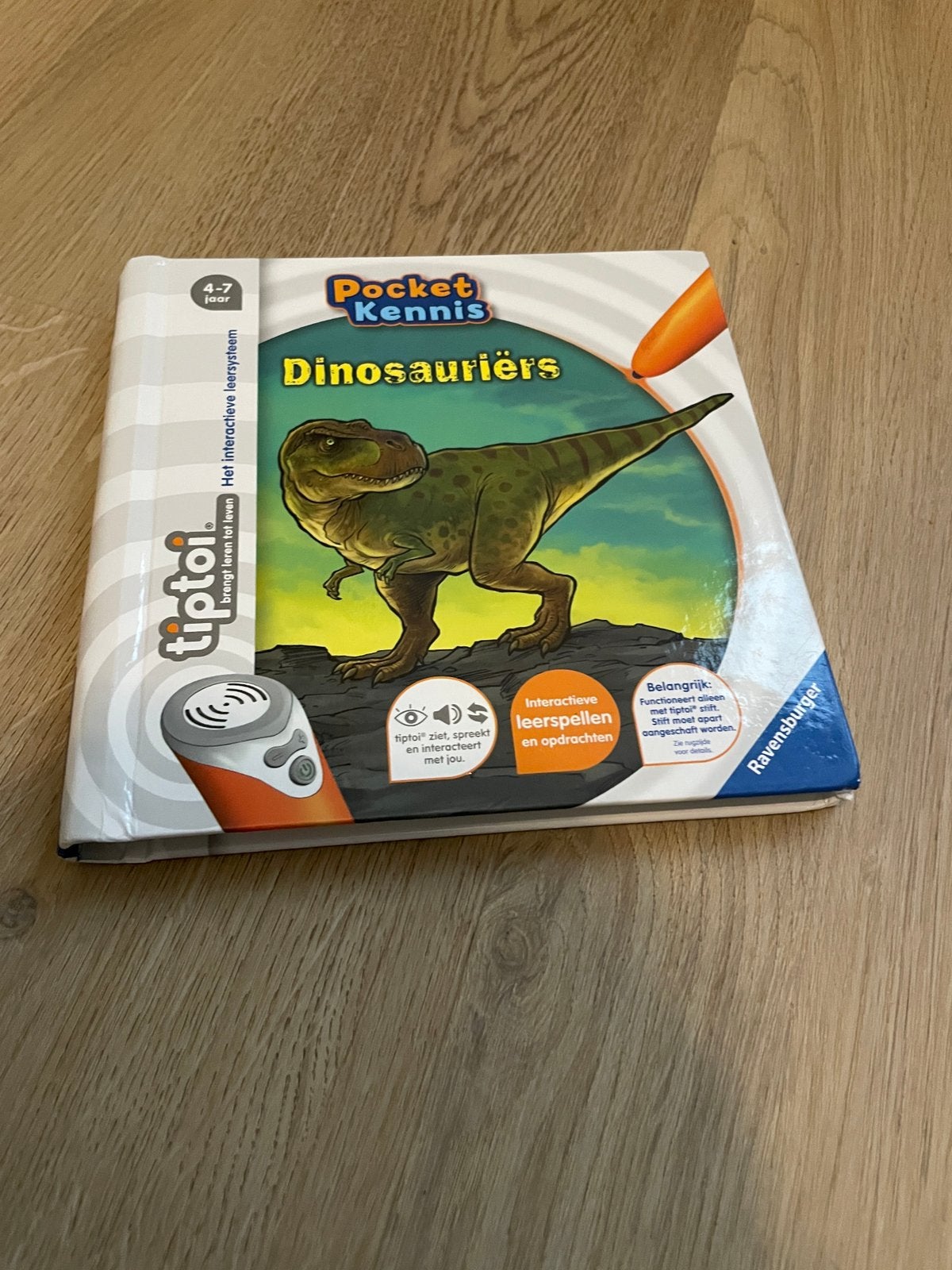 Tiptoi pocketkennis Dino 4-7jaar oud, Ophalen of Verzenden, Gebruikt