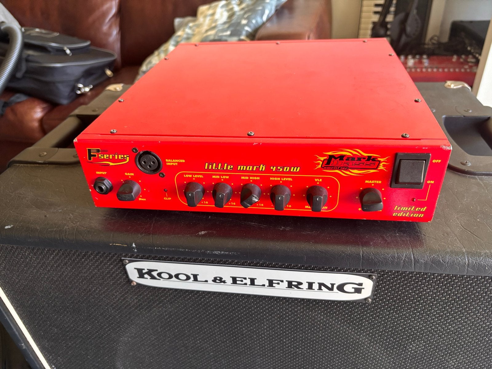 Vintage MarkBass F series 450 Watt Basversterker, Ophalen, Zo goed als nieuw, Basgitaar, 100 watt of meer