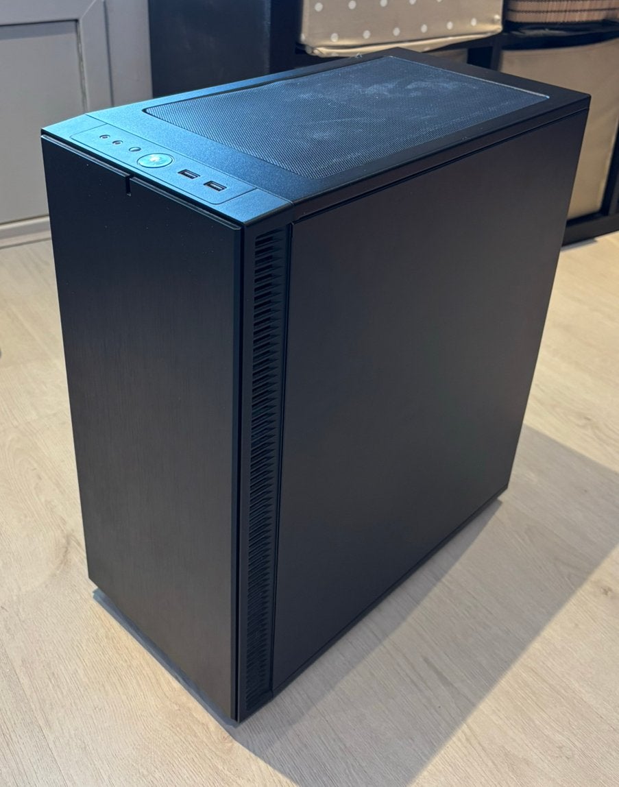 Fractal Design Define C - zwart, Computers en Software, Computerbehuizingen, Ophalen of Verzenden, Gebruikt