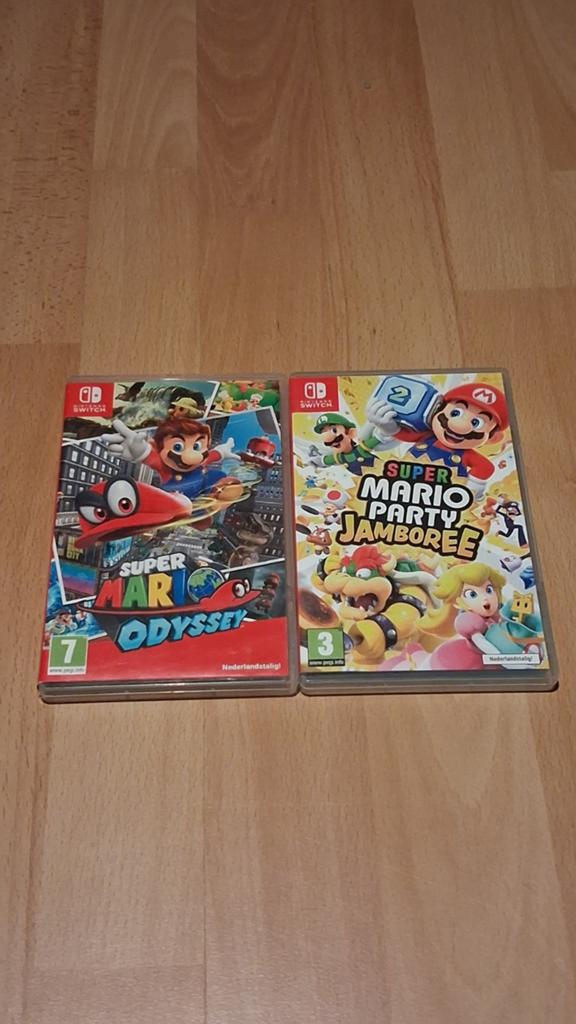 Super mario odyssey en super mario party jamboree., Online, Overige genres, Ophalen of Verzenden, Zo goed als nieuw