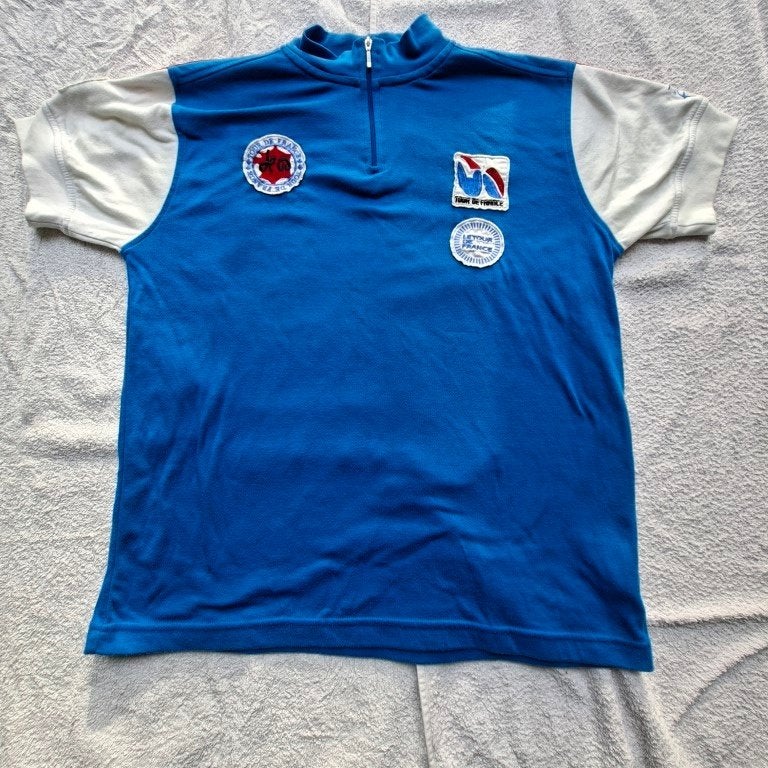 Vintage Tour de France wielershirt jaren 90, Sport en Fitness, Ophalen of Verzenden, Gebruikt, Kleding