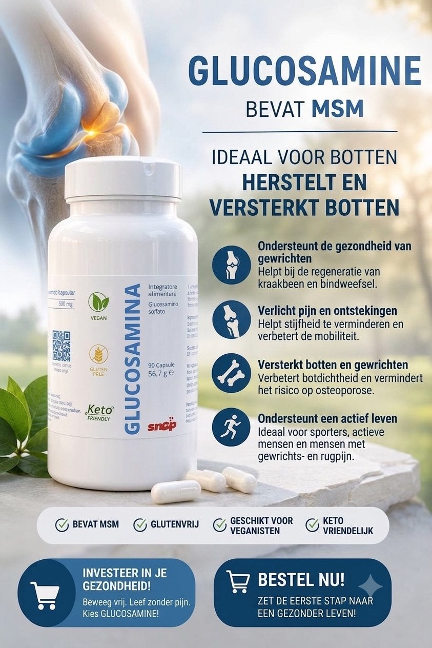 Glucosamine + MSM, Verzenden, Nieuw, Overige typen