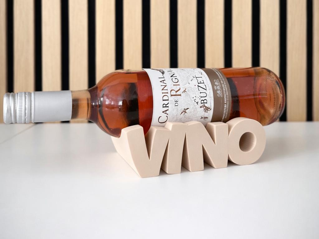 Wijn Drager “Vino” | Stijlvolle Wijnhouder | Leuk Cadeau, Kunststof, Nieuw, Ophalen of Verzenden, Minder dan 5 flessen