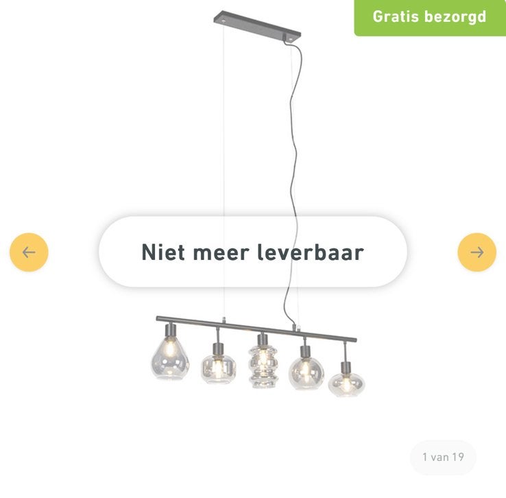 Smoke glass hanglampen incl 5 dimlichten, E14 (klein), Ophalen of Verzenden, Modern, Glas