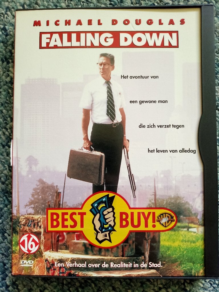 Falling Down - Michael Douglas - IMDb 7.5 Topfilm! spannend!, Alle leeftijden, Nederlands, Actiethriller, Ophalen of Verzenden