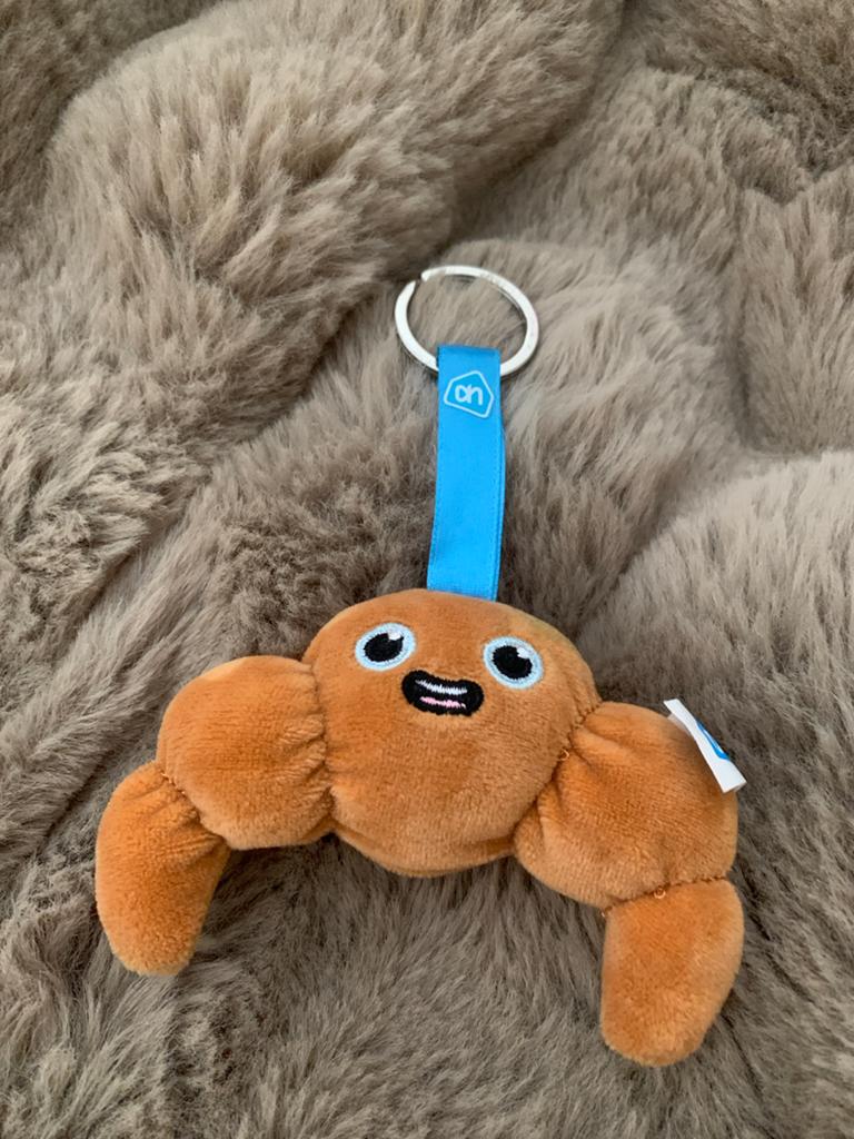 Albert Heijn Hamster Croissant Sleutelhanger, Ophalen of Verzenden, Zo goed als nieuw, Knuffel of Figuurtje