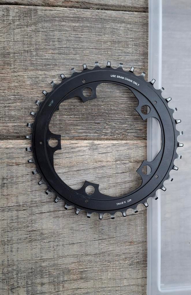 Sram Force1/Rival Steek-Tandwiel 40T, 11sp. ZGAN, Ophalen of Verzenden, Zo goed als nieuw, Crankstel of Pedalen, SRAM