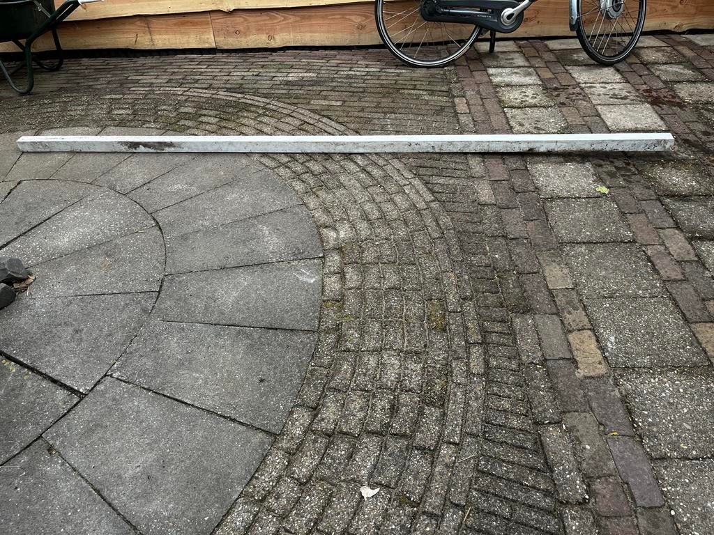 Metalen kokerprofiel, Doe-het-zelf en Verbouw, Metalen, Ophalen of Verzenden, Gebruikt, IJzer