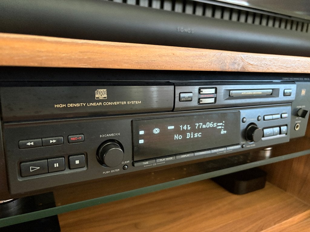 Sony MXD-D3 CD & MiniDisc Deck / Recorder, Ophalen of Verzenden, Minidisc-recorder