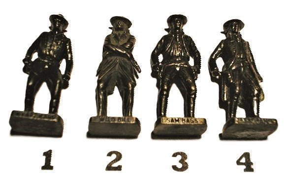 27br-Ferrero kinder surprise metal Beroemde cowboy, Ophalen of Verzenden, Zo goed als nieuw, Overige typen