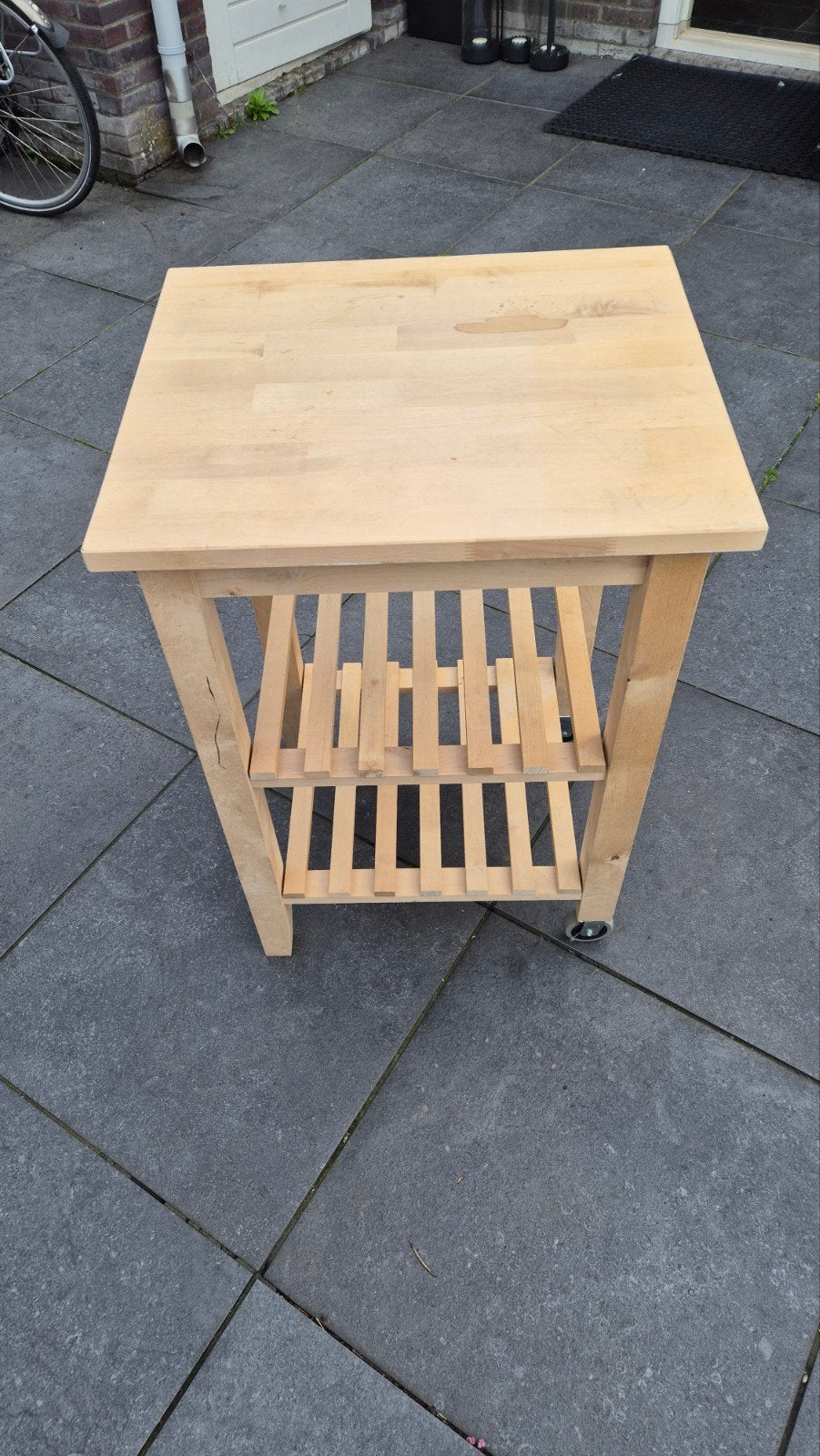 IKEA Keukentrolley / bijzettafel - hout, Gebruikt, Hout, IKEA, Keukentrolley