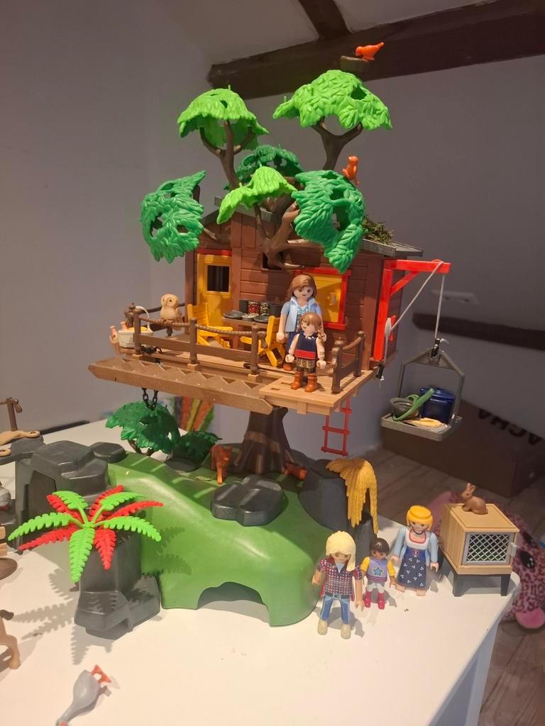 Boomhut playmobiel en spirit, Kinderen en Baby's, Speelgoed | Playmobil, Zo goed als nieuw, Ophalen of Verzenden