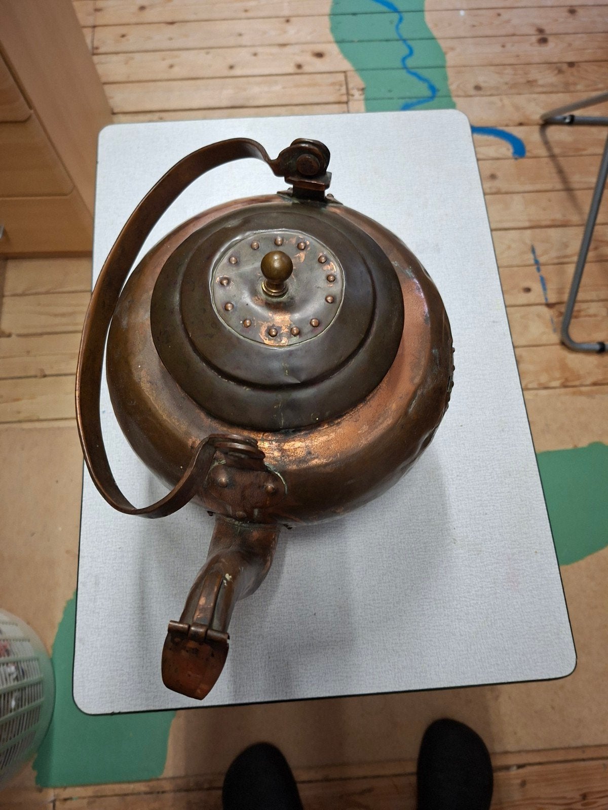 Koperen ketel, Ophalen, Koper