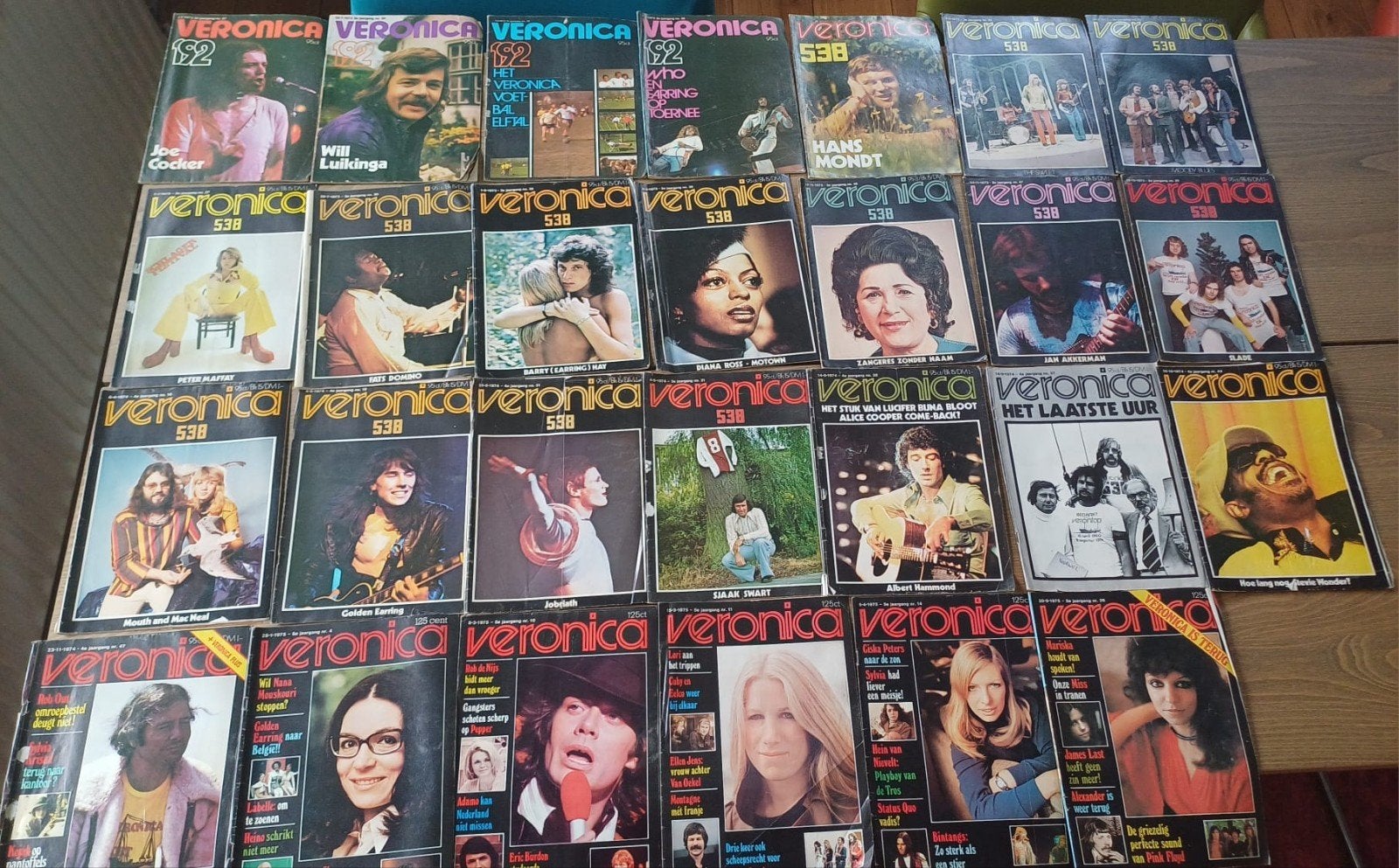Diverse Veronica bladen - 192 en 538 - 1972 t/m 1975

Per st, Ophalen of Verzenden, Gelezen, Muziek, Film of Tv