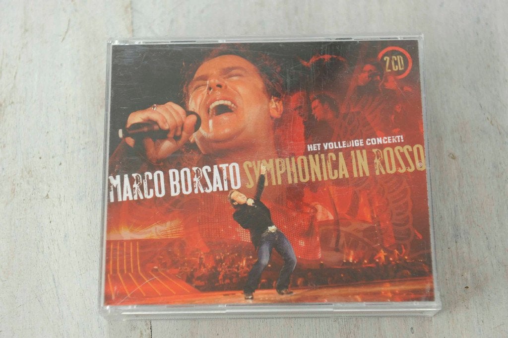 MARCO BORSATO - - Symphonica in Rosso 2CDbox, Cd's en Dvd's, Verzenden, Zo goed als nieuw, Levenslied of Smartlap