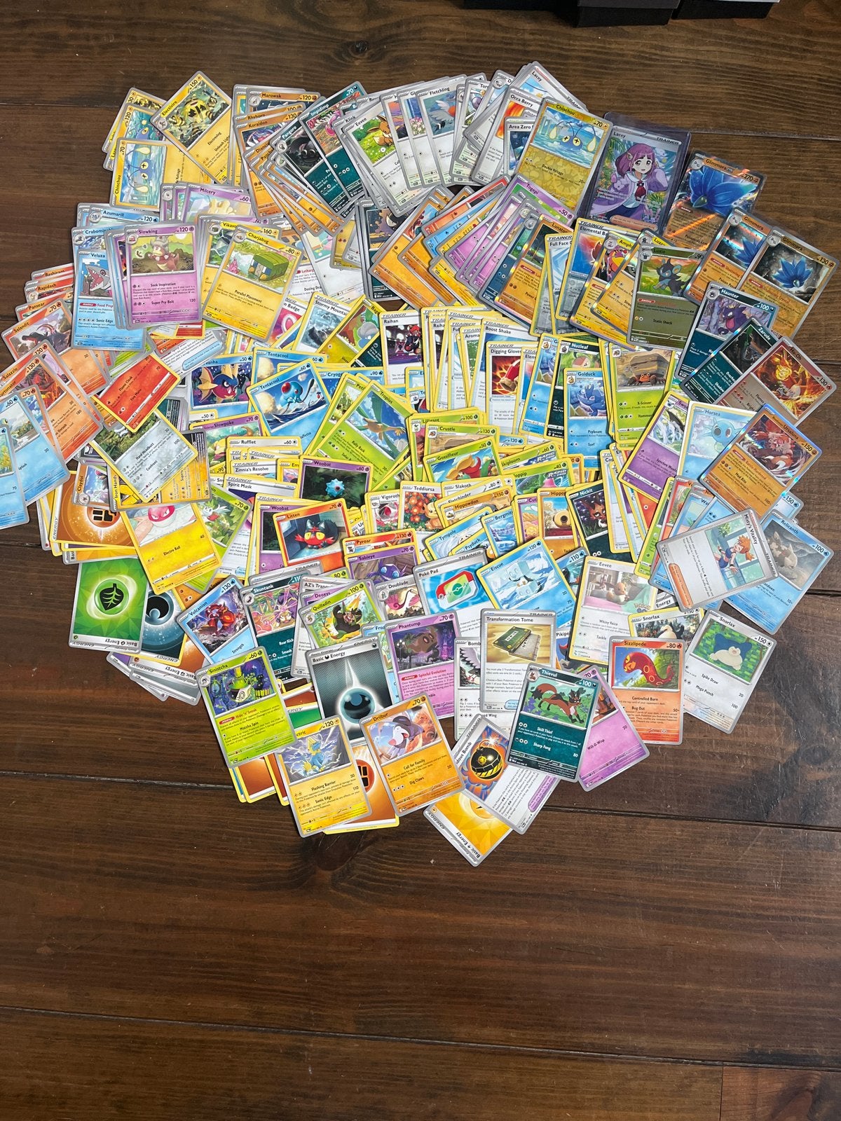 verzameling Pokémon kaarten - Diverse types en conditi, Ophalen of Verzenden, Gebruikt, Meerdere kaarten