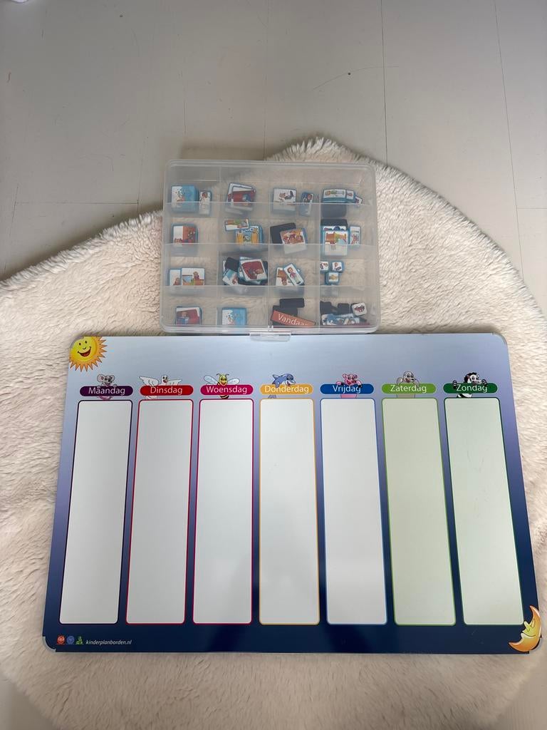 Kinderplanbord met pictogrammen, Ophalen of Verzenden, Zo goed als nieuw, Ontdekken