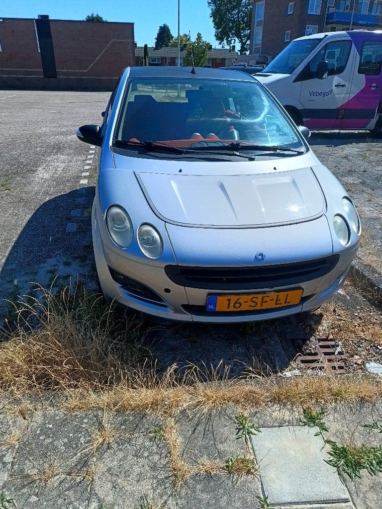 Smart ForFour 1.3 2006 Grijs, Auto's, Smart, Stof, 40 €/maand, Origineel Nederlands, Overige kleuren