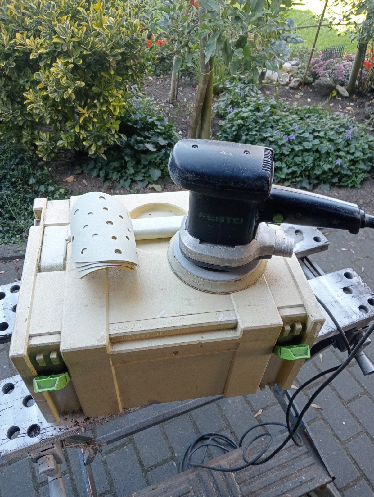 Festool Excentrische Schuurmachine ETS 150/3 EQ, Doe-het-zelf en Verbouw, Ophalen, Gebruikt, Minder dan 600 watt, Excentrische schuurmachine