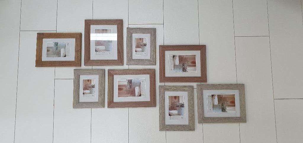 Fotolijst / Foto lijsten / Houten set - lijst Interieur, Minder dan 50 cm, Ophalen of Verzenden, Nvt, Minder dan 50 cm
