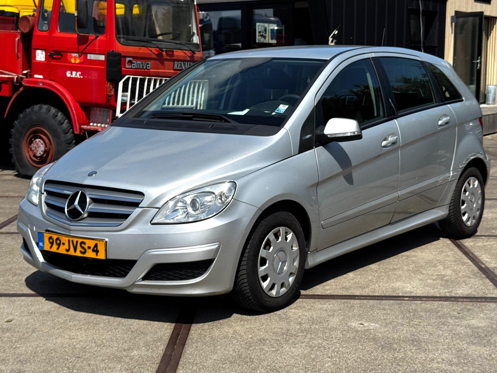 Mercedes-Benz B-Klasse 1.5 B160 5DRS 2009 Grijs AIRCO APK, Auto's, Voorwielaandrijving, 1498 cc, Zwart, Origineel Nederlands