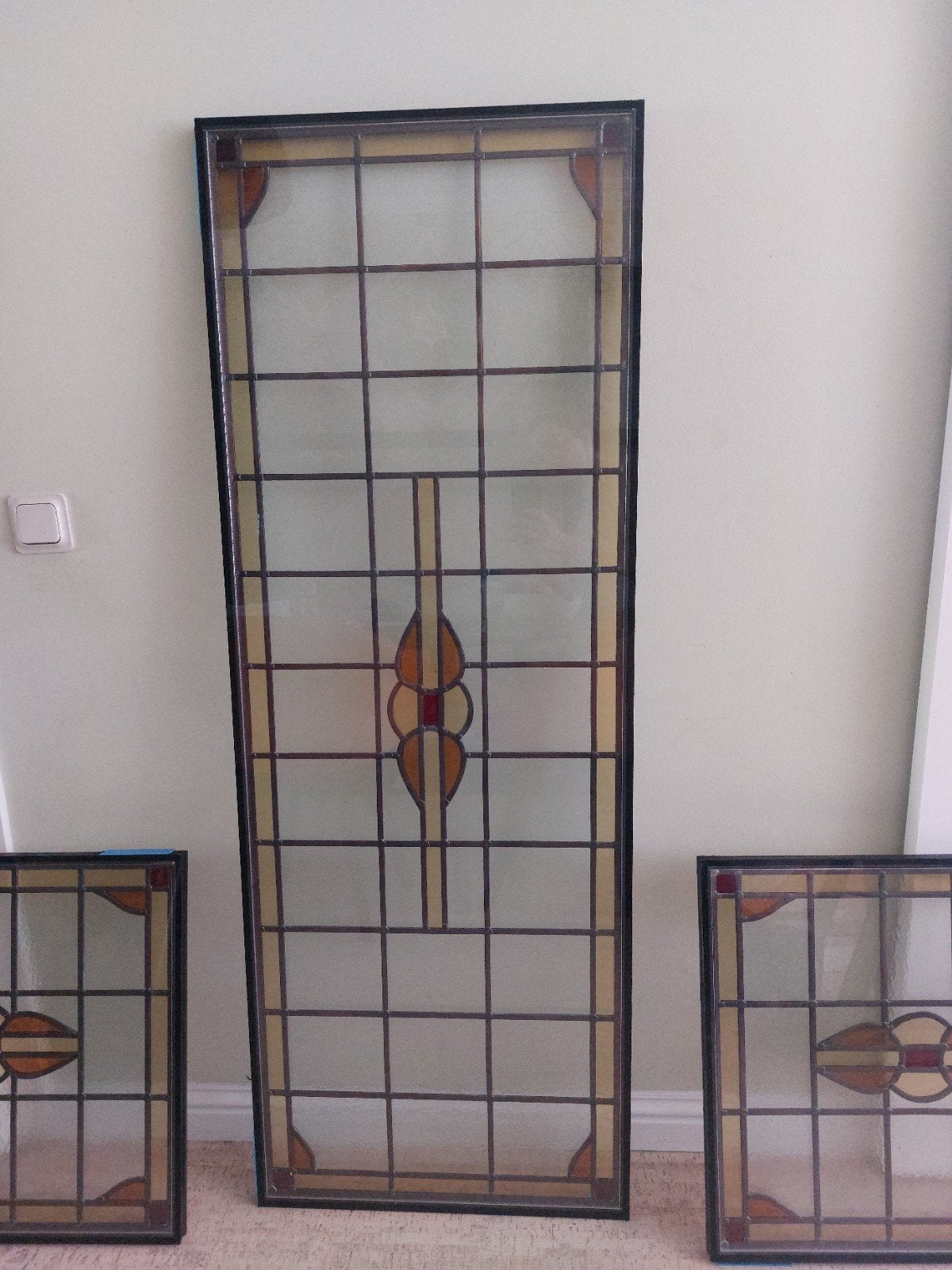 Glaas-in-lood ruiten dubbelglas, Ophalen, Gevelraam of Ruit, Minder dan 80 cm, 80 tot 120 cm