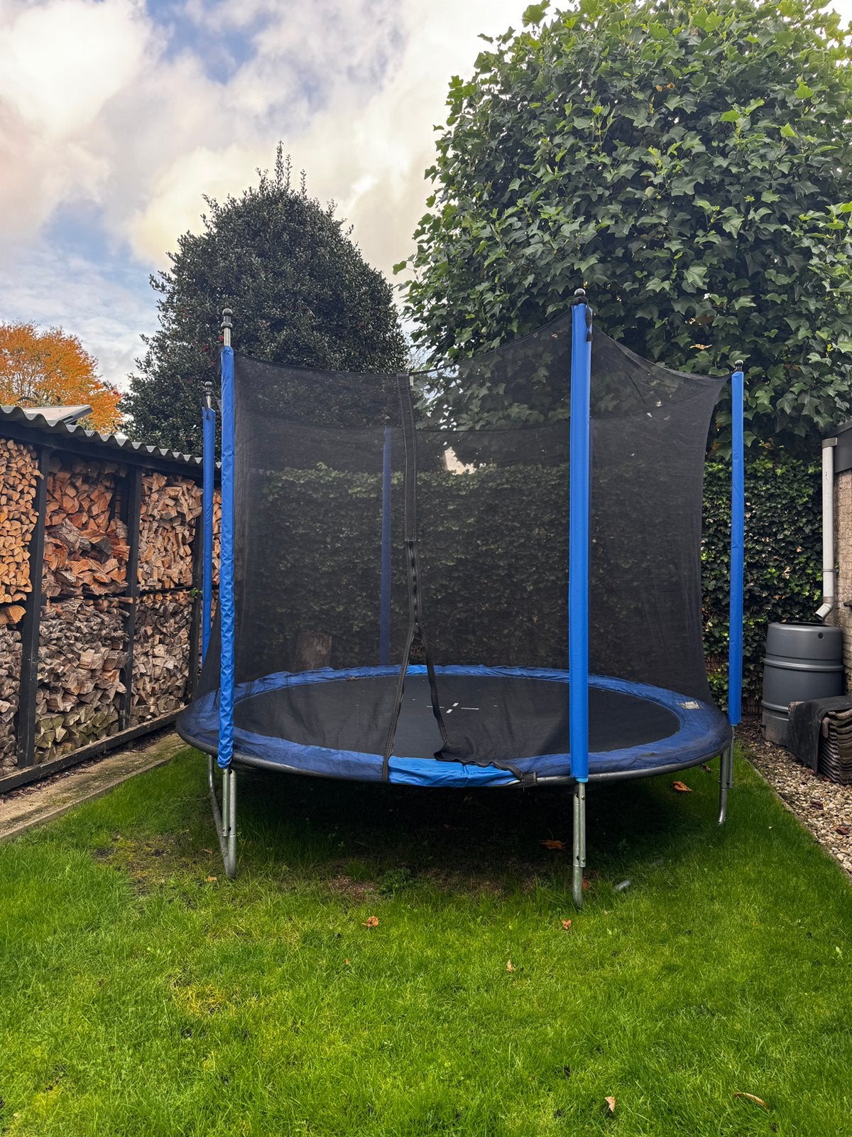 Handson trampoline met palen en net 305 cm, Kinderen en Baby's, Ophalen, Zo goed als nieuw