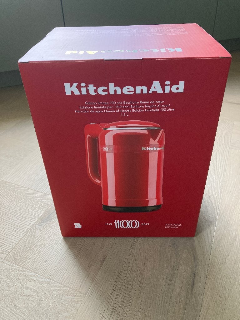 KitchenAid Limited Edition Queen of Hearts waterkoker, 1 tot 2 liter, Ophalen of Verzenden, Nieuw