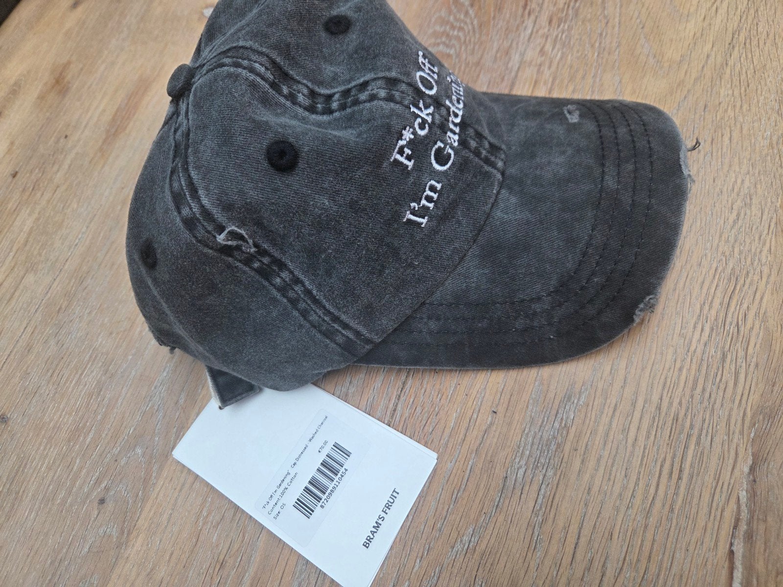 BRAM'S FRUIT 'F*ck Off I'm Gardening' Distressed Cap Nieuw, Nieuw, Pet, BRAM'S FRUIT, One size fits all