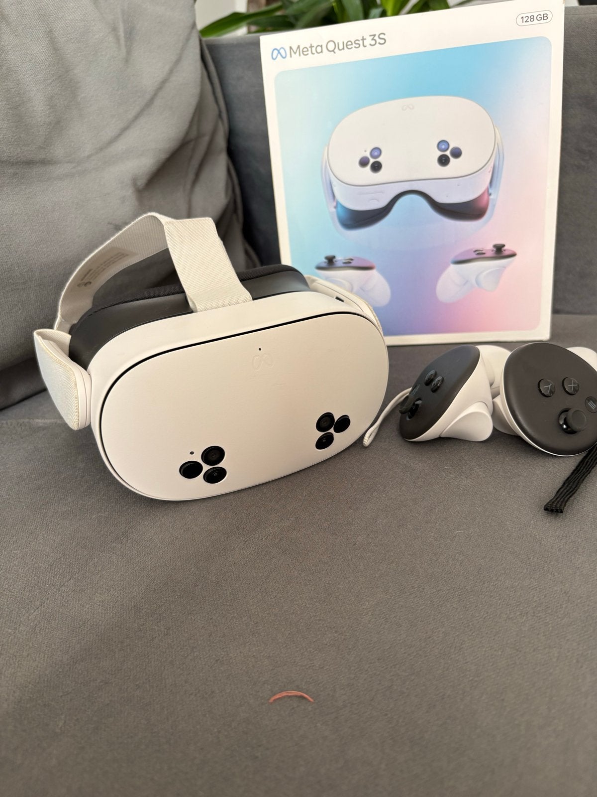 Meta Quest 3S 128GB VR-bril, Spelcomputers en Games, Ophalen of Verzenden, Zo goed als nieuw, VR-bril, Overige platformen