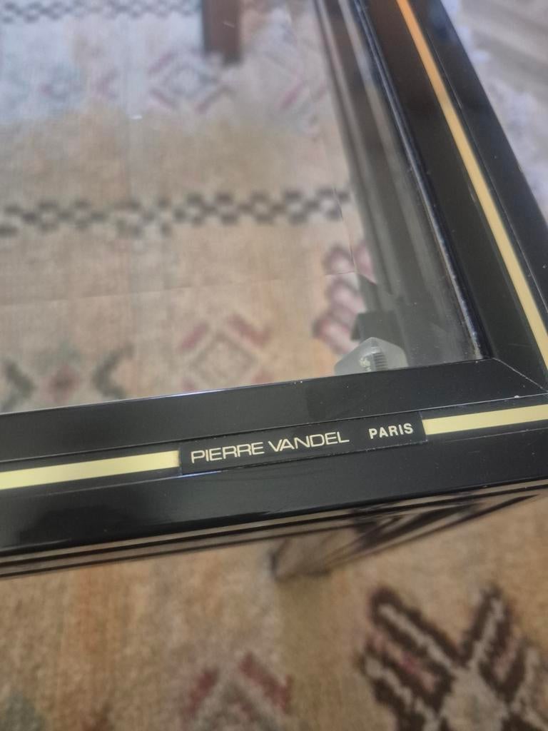 Mooie Pierre Vandel Salontafel - 125x75 cm, Huis en Inrichting, Tafels | Salontafels, 100 tot 150 cm, Zo goed als nieuw, Glas