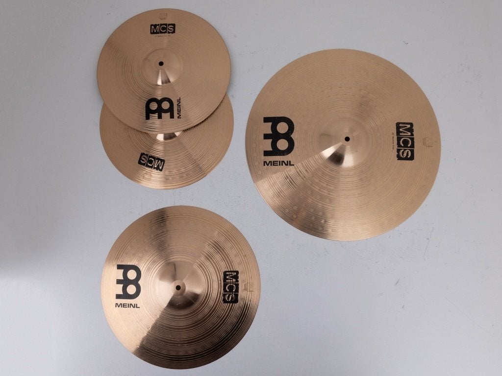 Gebruikte Cymbal Meinl MCS Set 14" hi hat 16" crash 20" Ride, Gebruikt, -, -, Overige soorten
