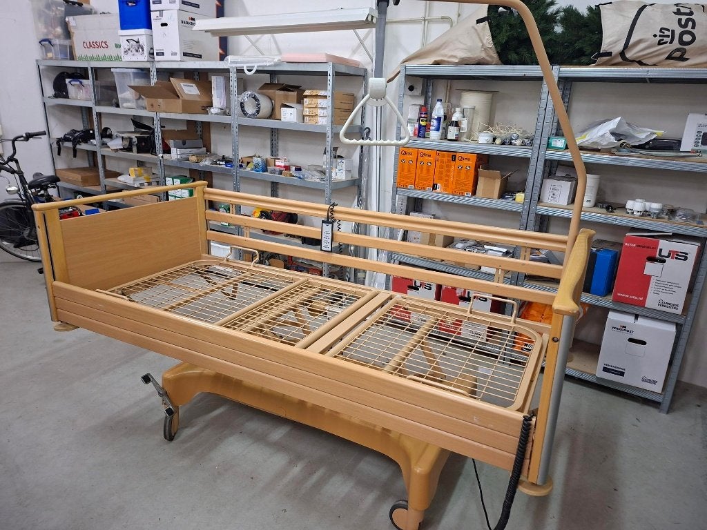 Elektr. hoog-laag-bed, thuiszorgbed, seniorenbed, Ophalen, Verstelbaar, 90 cm, Eenpersoons