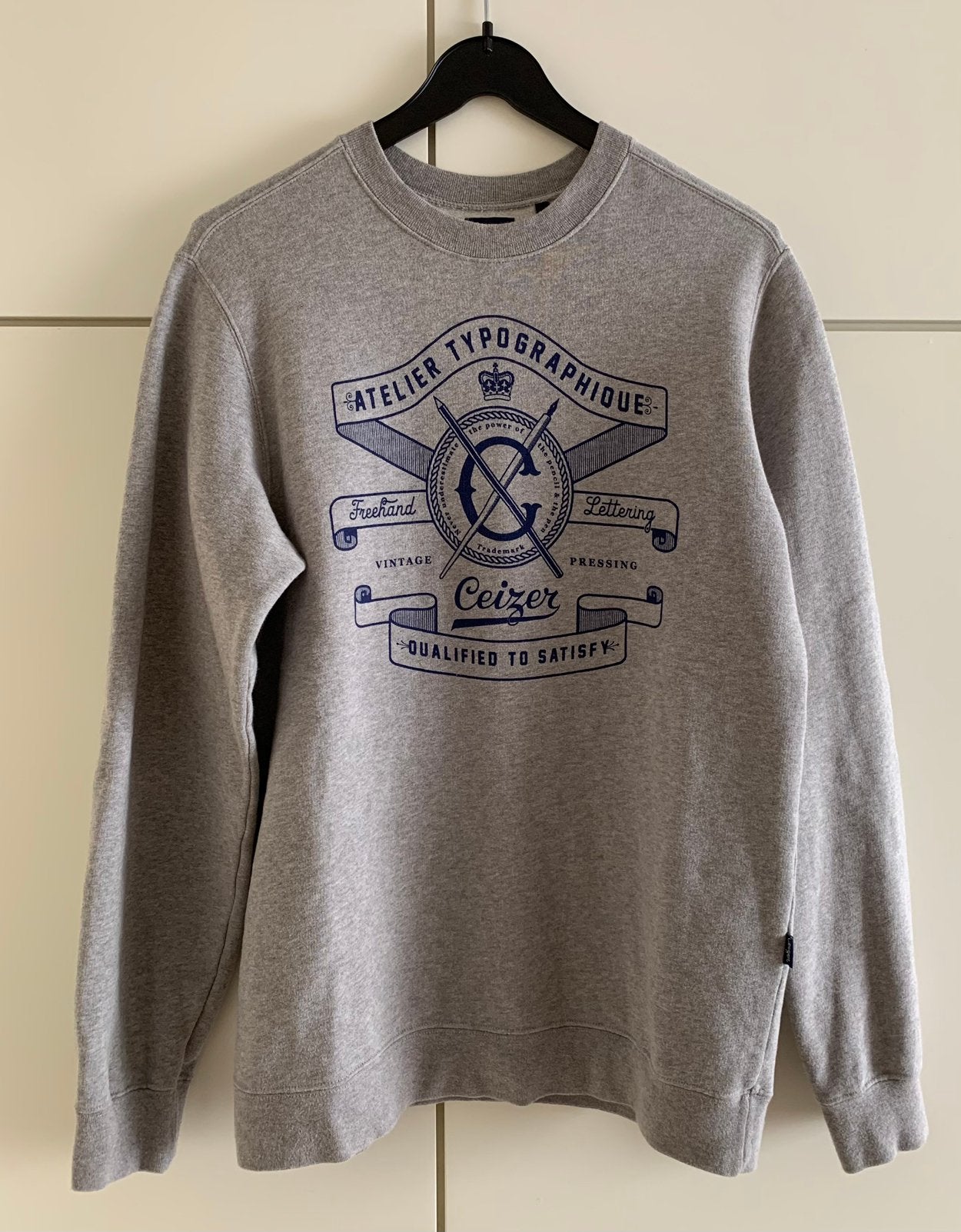 Mooie Ceizer sweater – maat S, valt als M – Hoge kwaliteit, Ophalen of Verzenden, Zo goed als nieuw, Maat 48/50 (M), Grijs