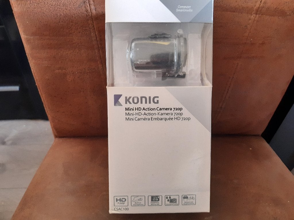 Nieuwe Konig HD action camera 720P, Ophalen of Verzenden, Nieuw, Overige merken