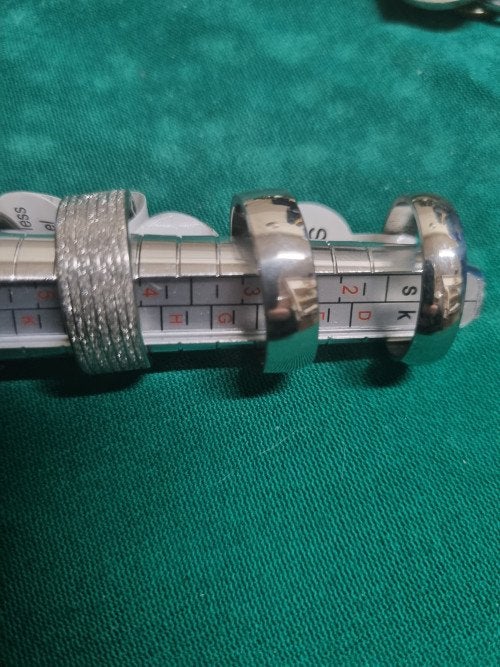 Ringen zilverkleurig maat 19 stainless steel  nr496, Ophalen of Verzenden, 'T Olde Gre-j, Info@toldegrej.nl, Endepoelstraat 20f Didam