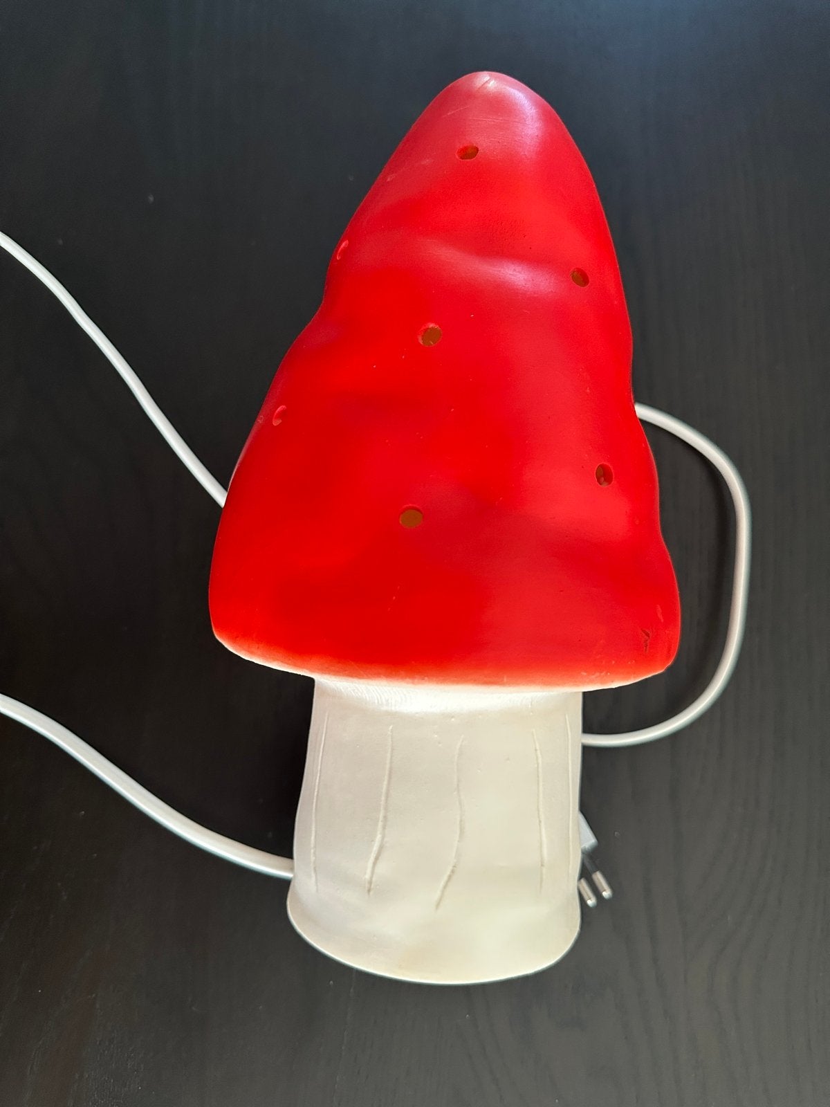 Heico paddenstoel lamp - rood/wit, Rood, Ophalen of Verzenden, Zo goed als nieuw, Lamp