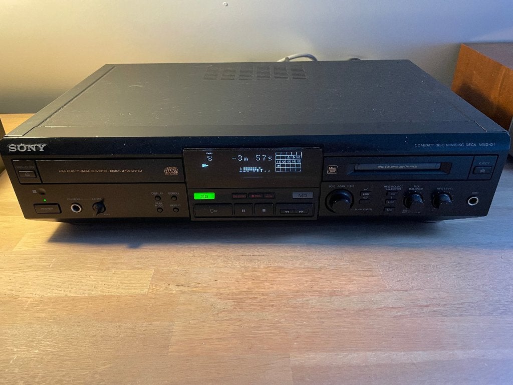 Sony MX-D01 Minidisc - CD speler combi, Ophalen of Verzenden, Minidisc-recorder