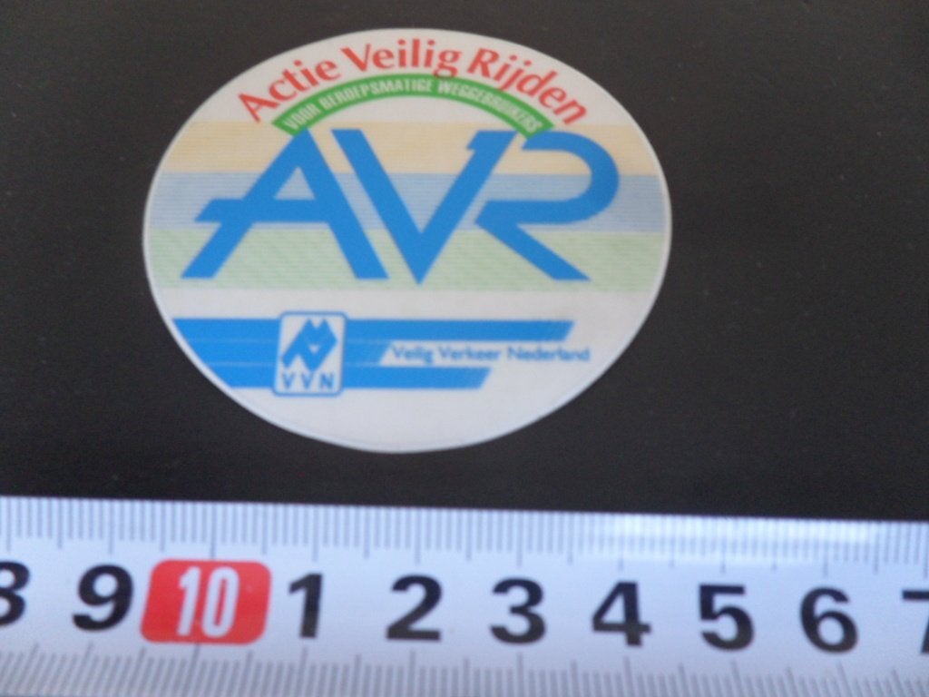 sticker VVN Actie Veilig Rijden voor beroepsmatige weggebru*, Ophalen of Verzenden, Zo goed als nieuw