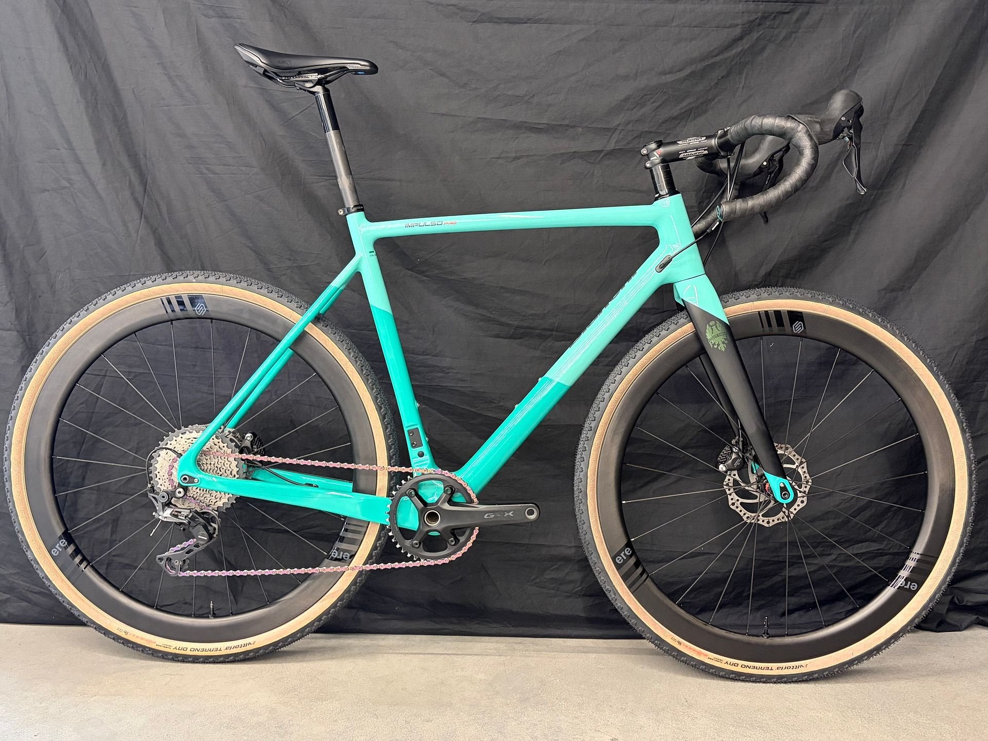 BIANCHI IMPULSO PRO 28 inch 56 cm frame 1 x 12 Shimano GRX, Overige merken, 28 inch, Carbon, -