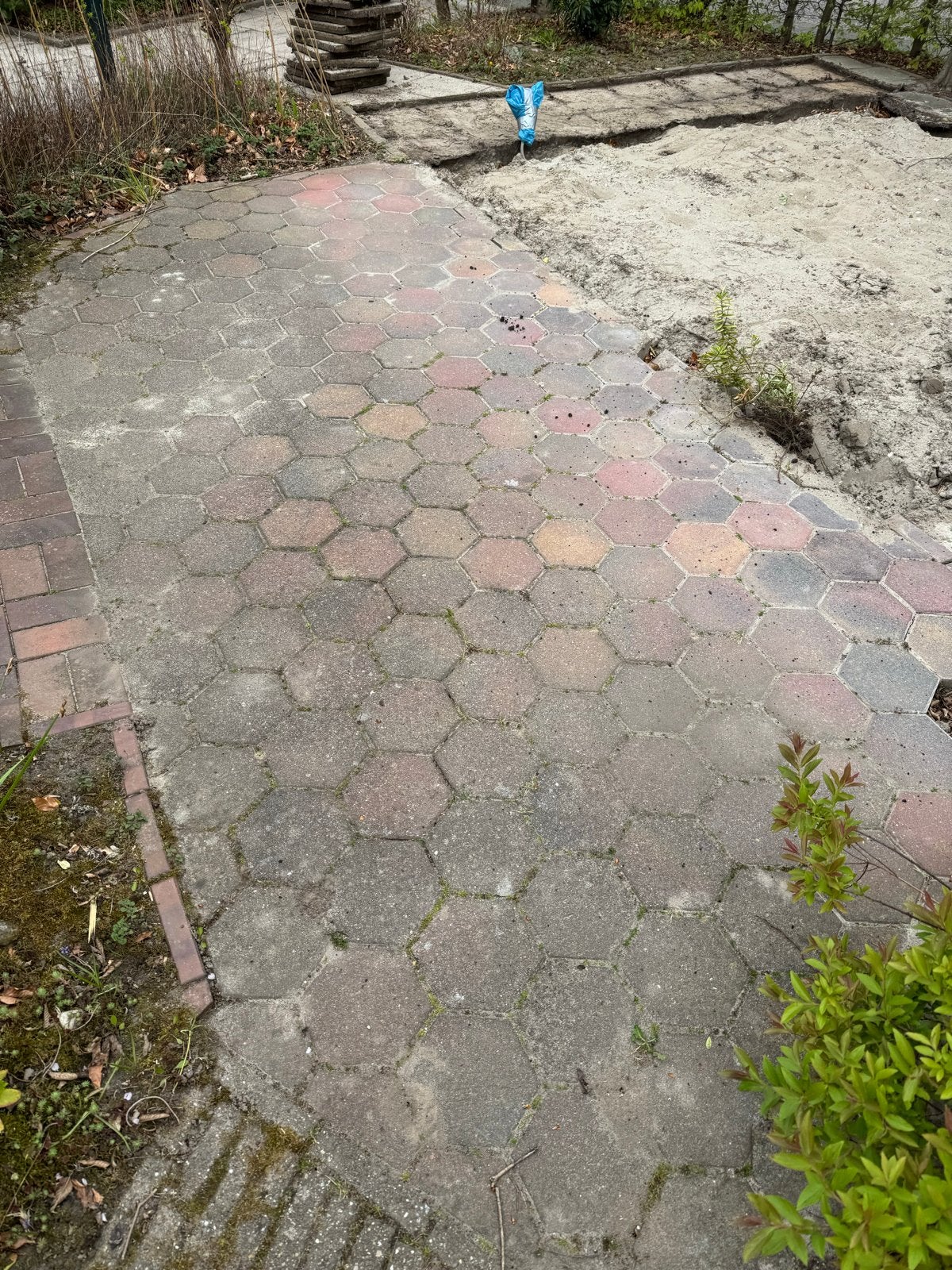 Gratis sierbestrating: diverse soorten in kleine aantallen!, Tuin en Terras, Ophalen, Gebruikt, Overige typen, Minder dan 5 m²