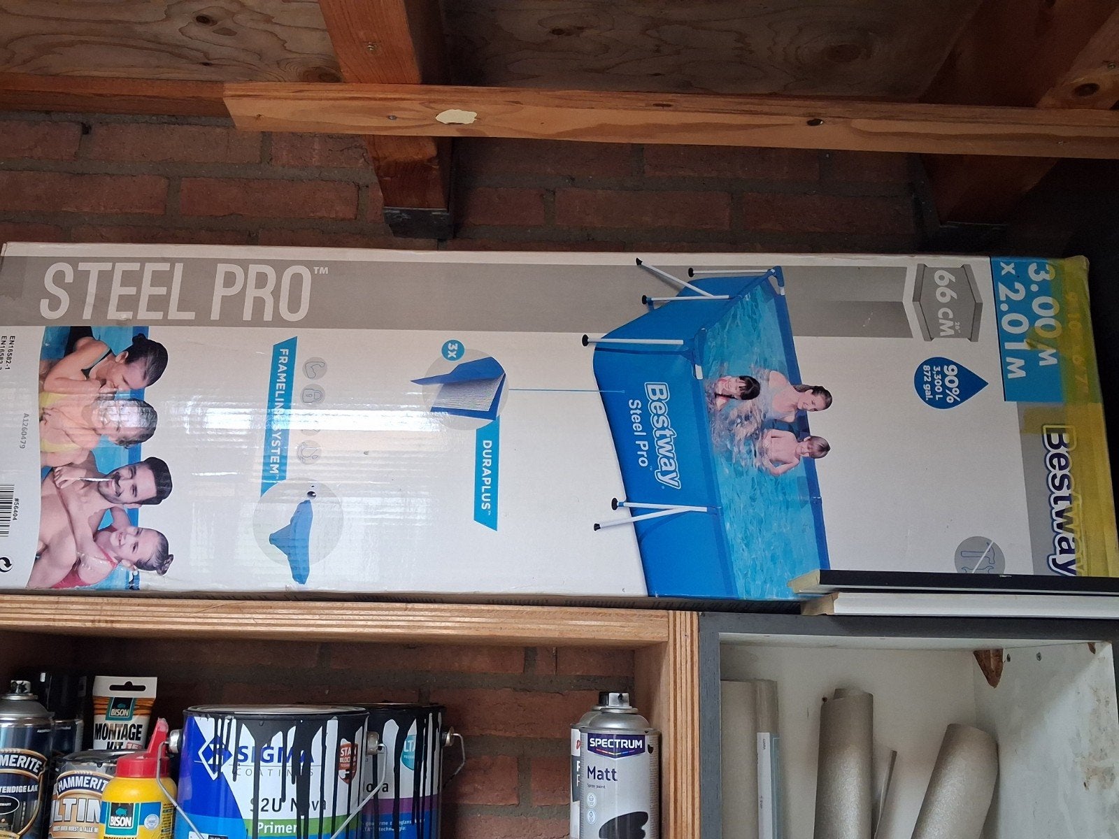 zwembad, Ophalen, Gebruikt